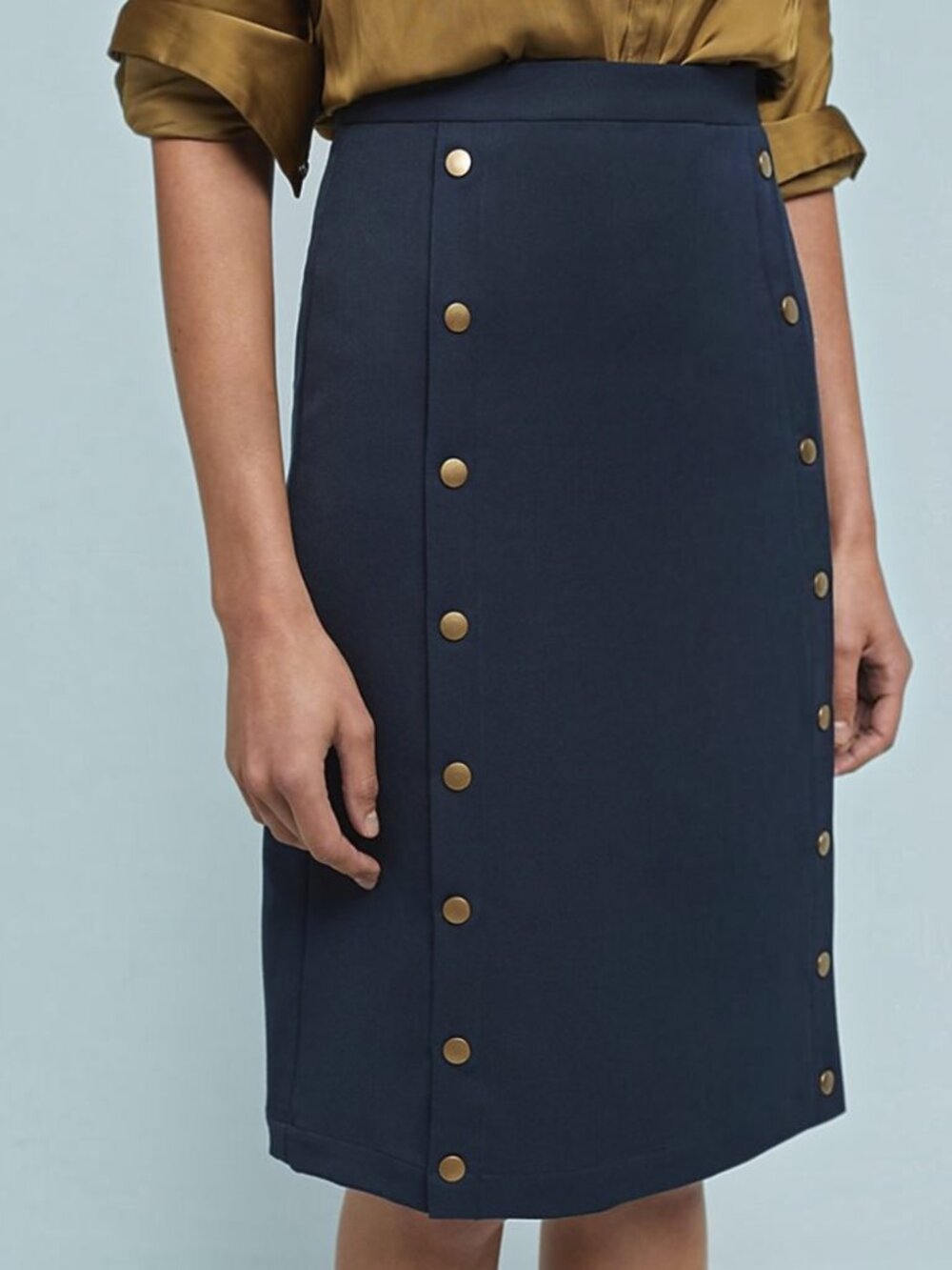 NWT Anthropologie High Seas Pencil Skirt by ISLA MAUDE - Picture 2 of 7